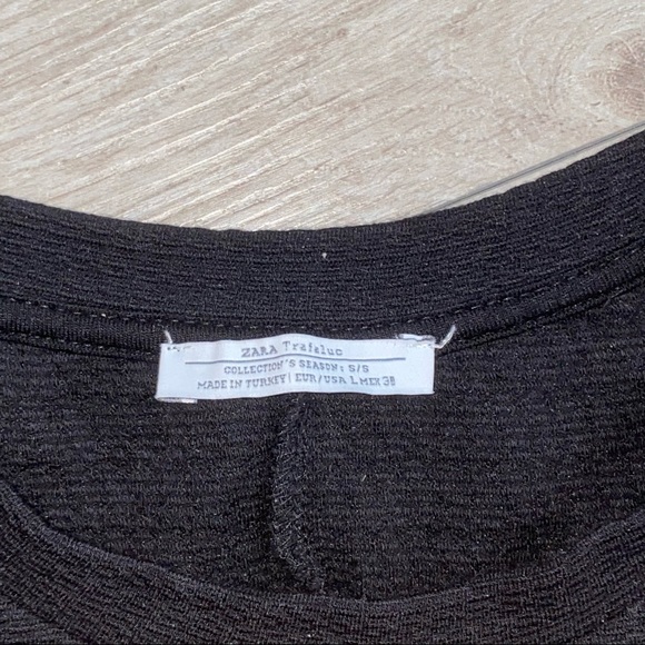 Black t short plain dress - Picture 2 of 2